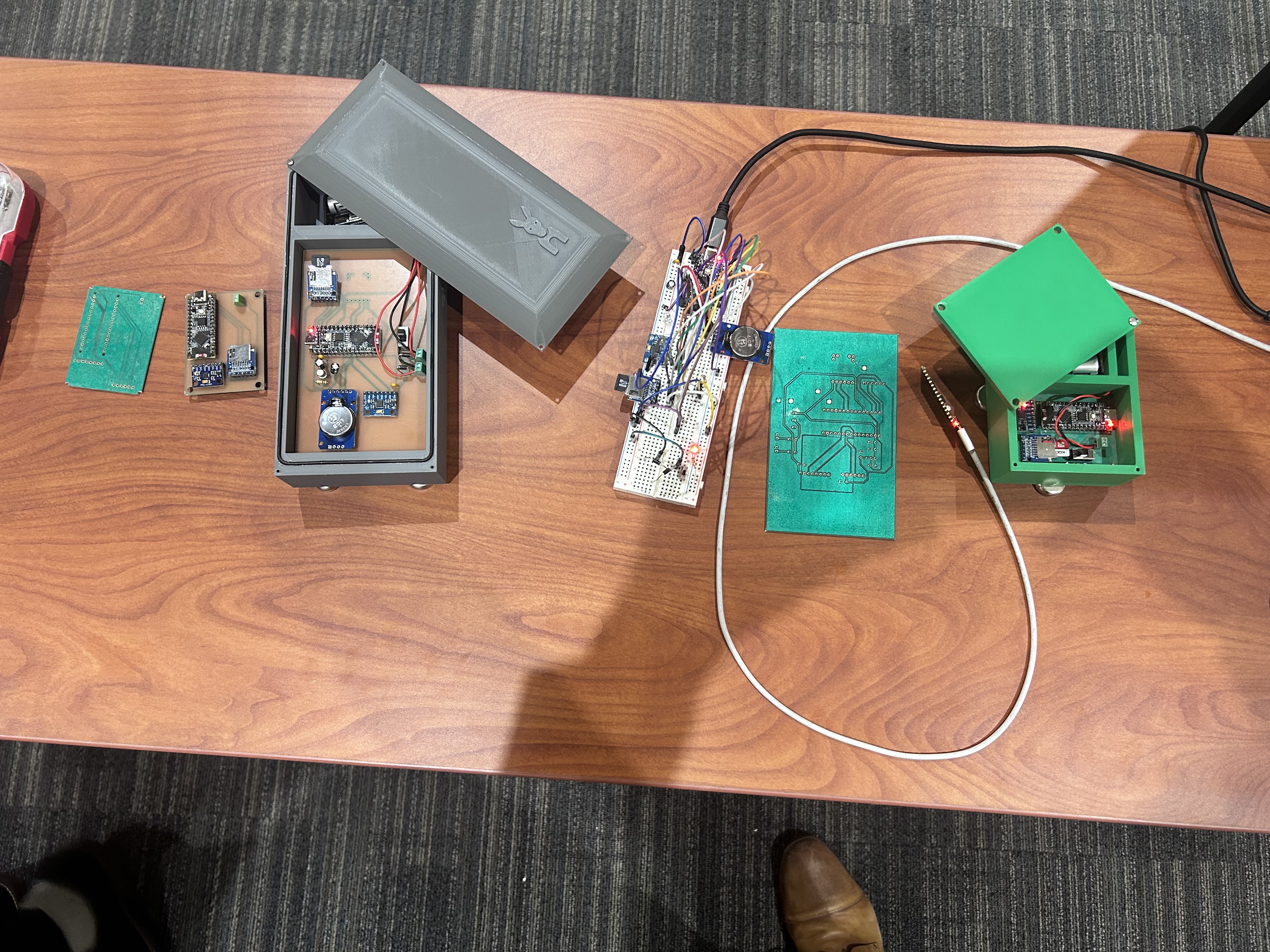 Various sensor prototypes during development